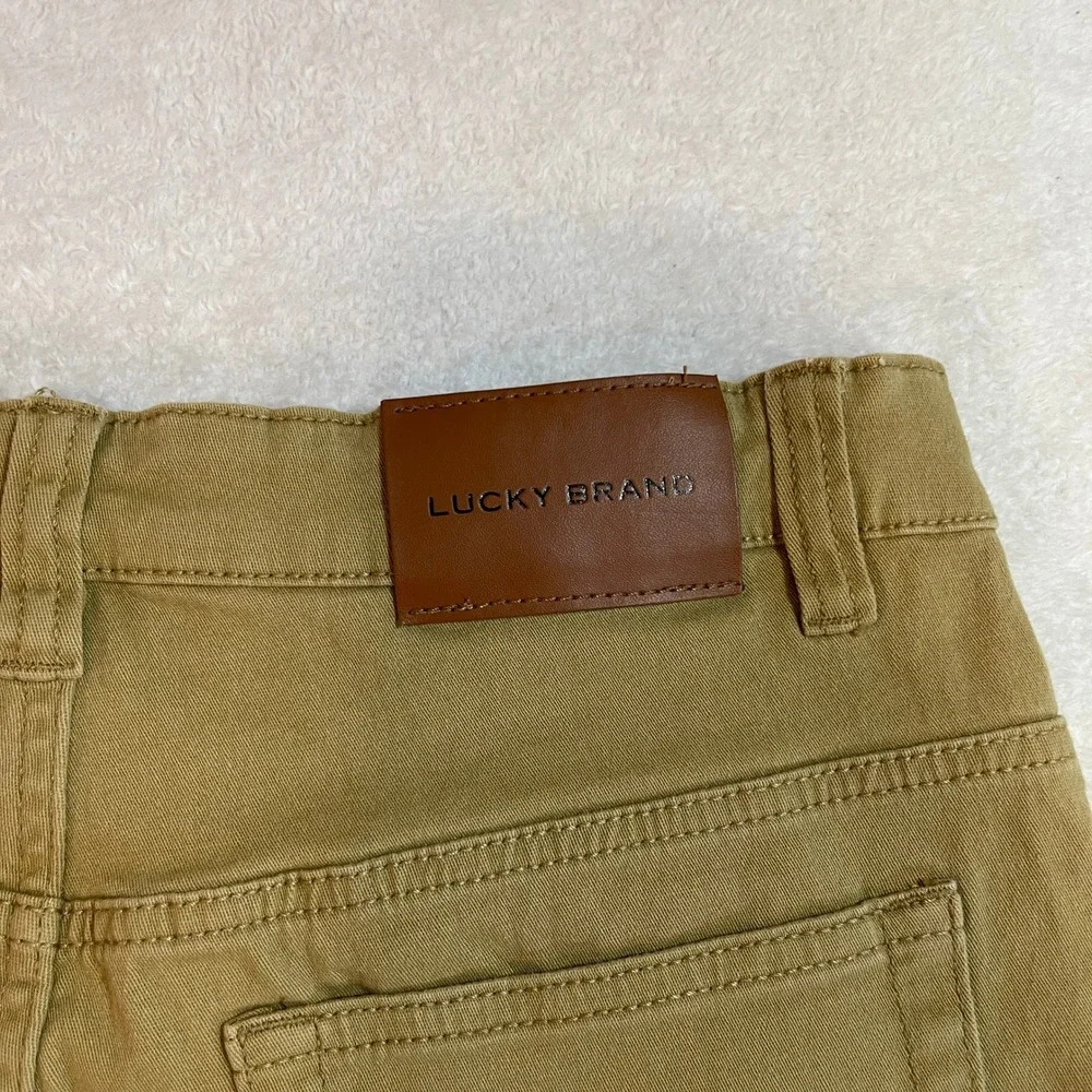 Lucky Brand Boys Authentic Skinny Stretch Khaki Tan Pants Size 16